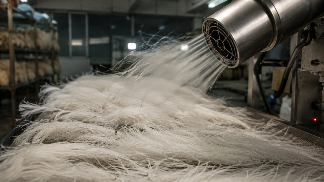 Washing and Combing: What Happens Before an Ostrich Feather Becomes Light and Elegant