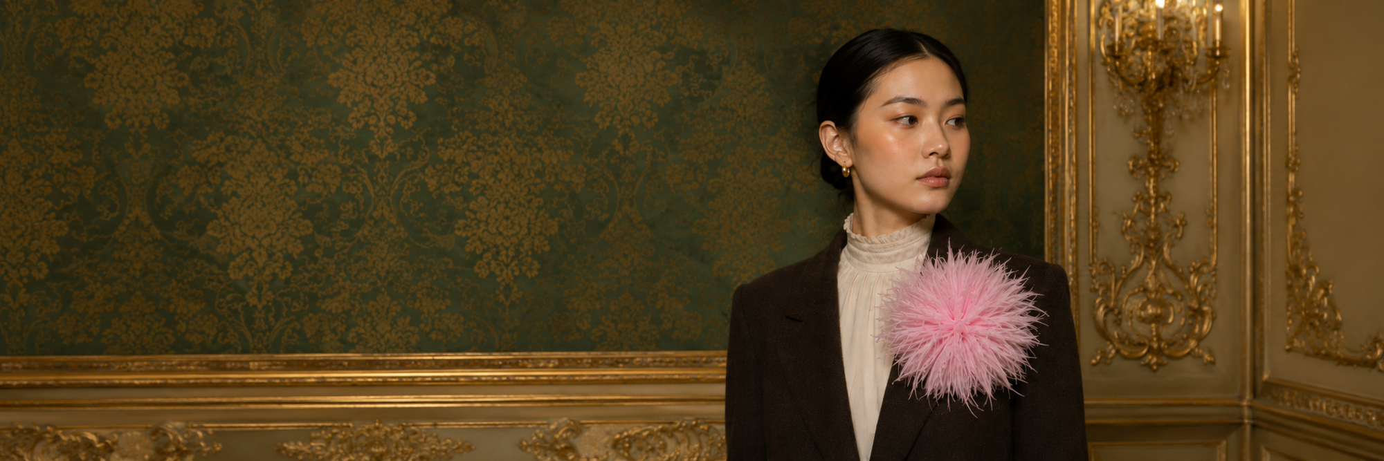Feather Brooch